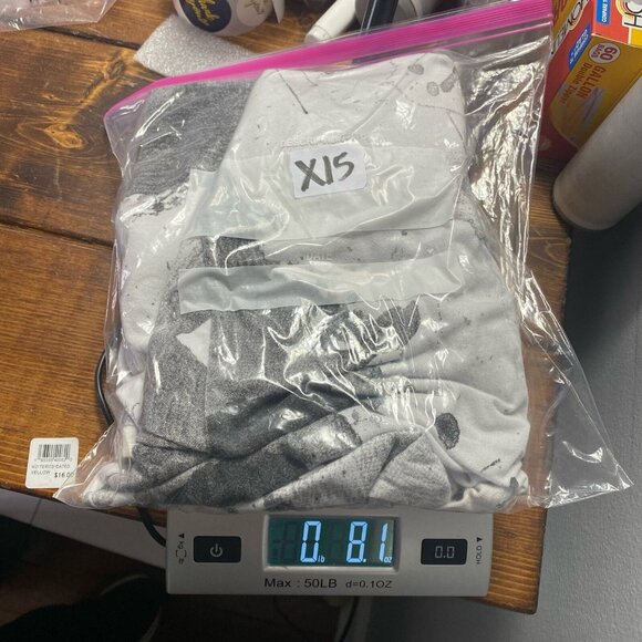 Play Cloths Our Gang T-Shirt Men's 2XL Ink Splatter White Black Red Emblem - Picture 9 of 9